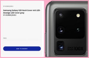 Samsung German Website has confirmed Name & Design of Galaxy S20 phone