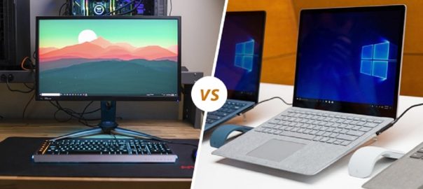 Laptop or desktop workstation